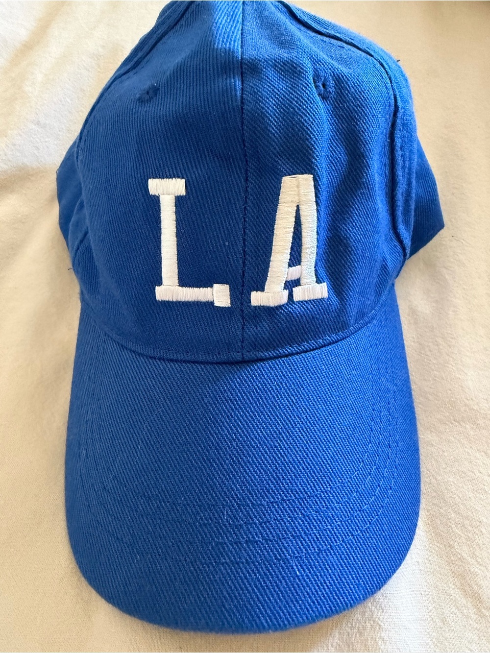 Royal Blue LA Baseball Cap